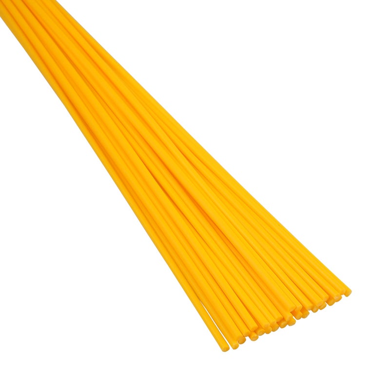 Polyvance Yellow High Density Polyethylene HDPE Plastic Welding Rods 18 Diameter 30 ft for Canoes Kayaks Dirt Bike Fenders and Gas Tanks Agrucultural Water Tanks Radiator Overflow Tanks